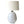 Natan Moss Round White Ceramic Lamp