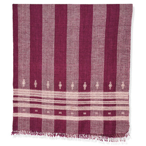 Patna Indian Bedcover in Fuschia