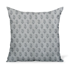 Peter Dunham Textiles Rajmata Tonal in Ash/Gray Pillow