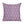 Amethyst purple decorative throw pillow with white lattice and leaf pattern