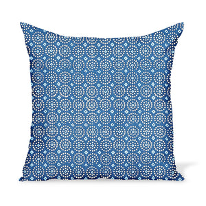 Peter Dunham Textiles Sari in Indigo Pillow