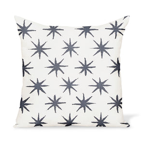 Peter Dunham Textiles Outdoor Starstruck in Charcoal Pillow