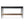 Black console table with two drawer fronts and a woven paper rush shelf.