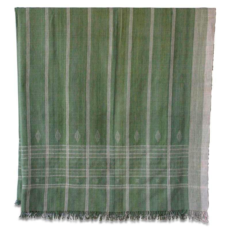 Original Indian Bedcover in Green