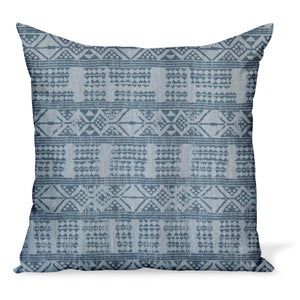 Peter Dunham Textiles Addis in Mist/Blue Pillow