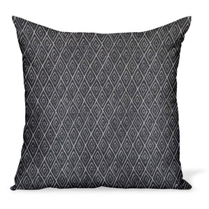 Peter Dunham Textiles Atlas in Charcoal Pillow